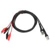 2pcs P1011 BNC Q9 to Dual Crocodile Clip Oscilloscope Test Probe   Cable
