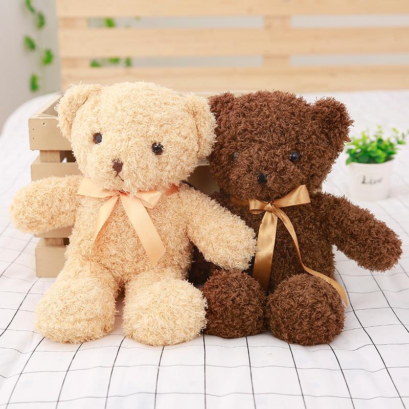 Плюшевая игрушка Мишка Тедди Маленькая Кукла Обнимашка Кукла Подарок на День Рождения для Девушки Девочки