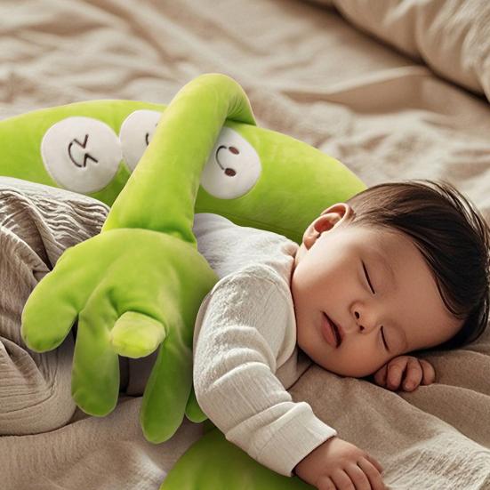 Успокаивающая ладонь для сна младенца Милая мягкая плюшевая игрушка Подушка для комфорта в форме фрукта Нежная