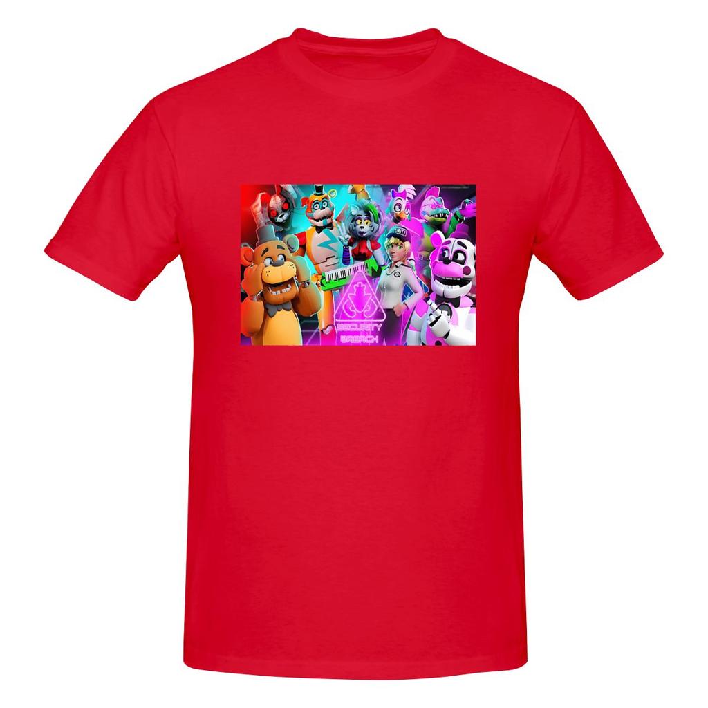 Смешная унисекс футболка FNAF 1 с принтом, свободный и приталенный крой, женские футболки