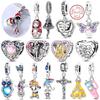 Медные Шармы Бусины Семейная Любовь Кубок Светлячок Крест Подвеска Подходят Оригинальному Браслету Ожерелью Шарм Женские Ювелирные Изделия Подарки