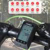 Bike Computer GPS Wireless Waterproof ANT+ Sensor and BT 2.3in Altitude Gradient Heart Rate