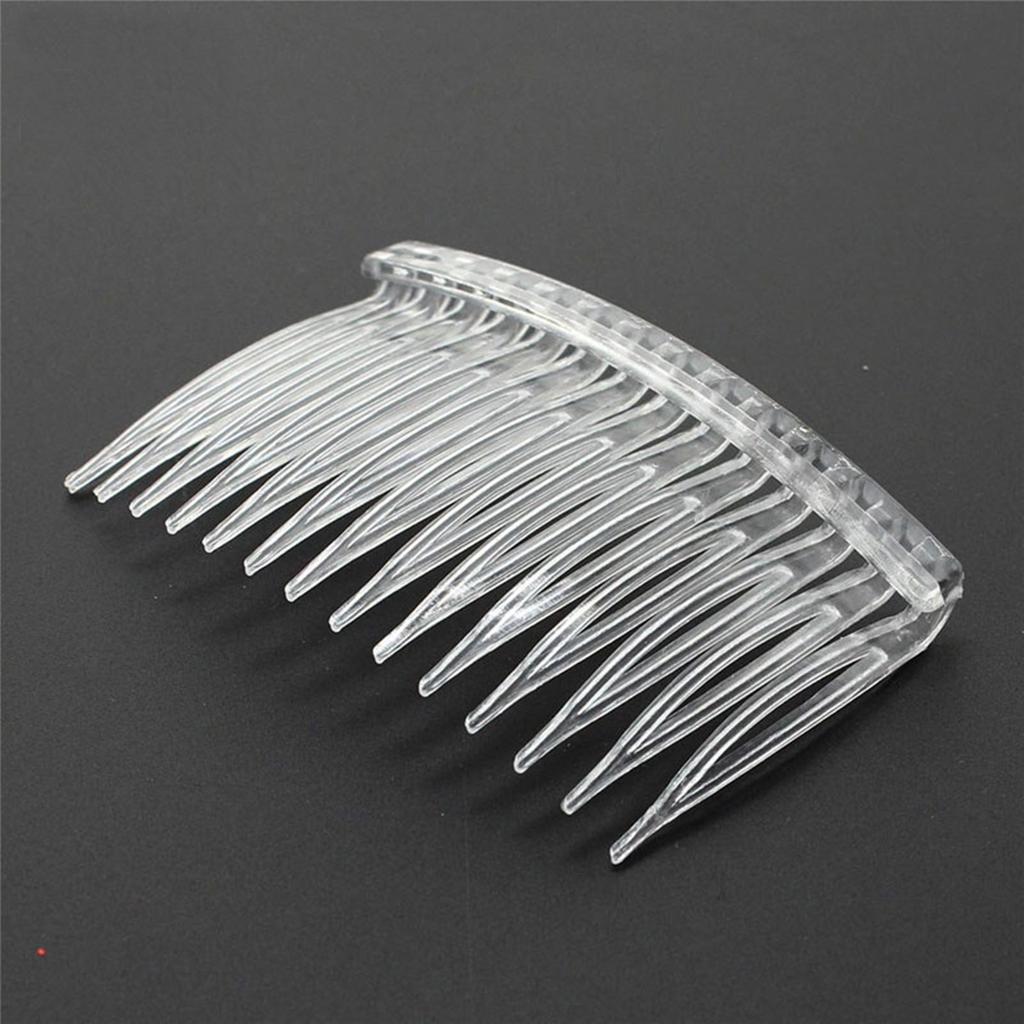 1 шт/10 шт гребни для волос для женщин аксессуары металл пластик свадебные волосы боковой гребень зубчатый свадебный гребень для вуали шпилька держатель