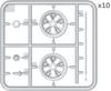 Miniart Wheel Set for Plastic Parts MA37056 1/35 T-54/T-55 (Early Model) Models,