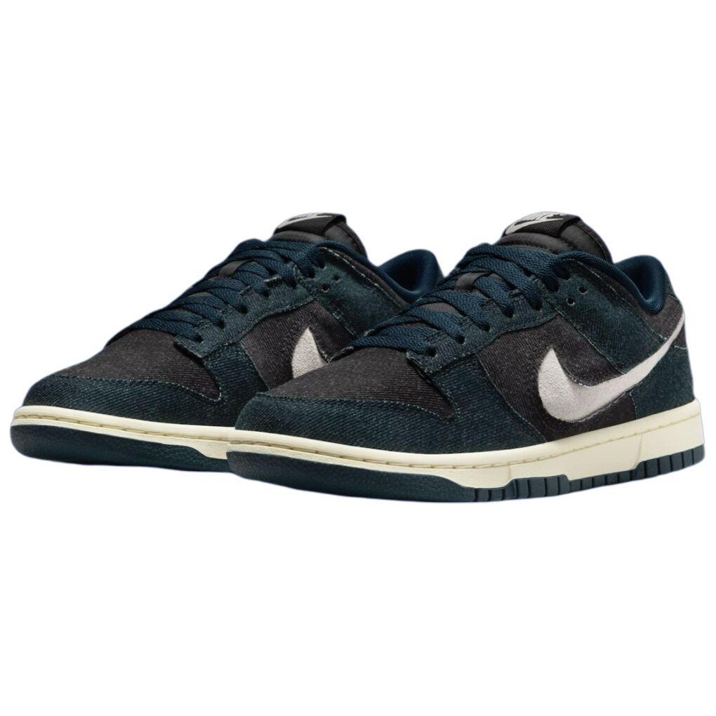 Nike Dunk Low Armory Navy Denim Women's Skate Shoes Sneakers HF1985-400