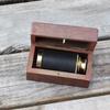 Set Sails Pirate Telescope - миниатюрная морская складная подзорная труба из чистой латуни с деревянным подарком