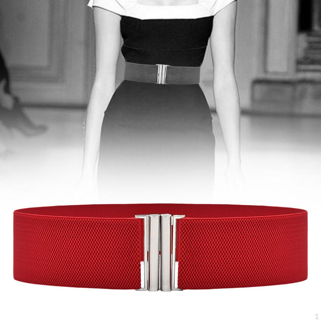 Стильный женский эластичный пояс с шикарной пряжкой