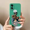 Чехол для OPPO A38 A58 A78 Realme 11 Pro Plus A2 A79, модная задняя крышка, матовая жидкая силиконовая защитная пленка для экрана для мальчиков и девочек, чехол для телефона OPPO Shell
