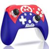 Беспроводной контроллер переключатель с задним HD и гироскопом, быстрая совместимость по Bluetooth и японская инструкция в комплекте, кнопки, вибрация, 6-осевой