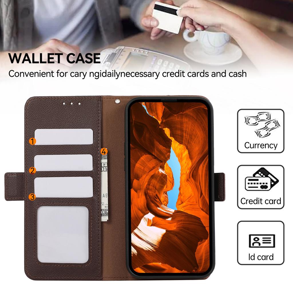 ABEEL For Samsung Galaxy A52 4G/A52s 5G/A52 5G Case RFID Blocking PU Leather Card Holder Phone Cover