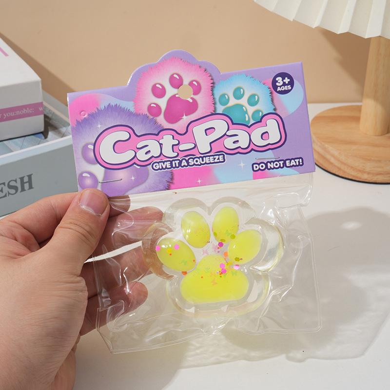 Новые аметистовые кошачьи лапки декомпрессионные игрушки кавайные мультфильмы медленно растущие игрушки для взрослых детей