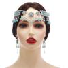 Hanfu Headgear, Fringed Forehead Chain, Exotic Hair Jewelry, Antique Forehead Jewelry, Miao Eyebrow Headband, Female.