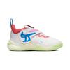 Nike Team Hustle D11 PS Summit White Barely Volt Детские кроссовки Кокос-Молочный Светло-Фото-Синий FJ1393-100
