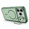Shockproof Magnetic Phone Case with Camera Kickstand, Hybrid Protective Back for iPhone 18 Pro Max-Blue