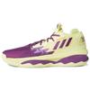 adidas Dame 8 'Dame Time' (Unisex) Yellow Tint / Glow Purple / Signal Green Vintage Basketball Shoes GY0383