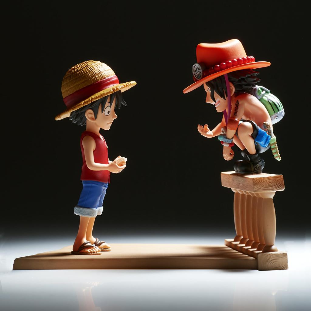 BANPRESTO One Piece Log Story Monkey D. Луффи и Портгас Д.. Эйс, Фигурка World Collectable Figure от Bandai Spirits