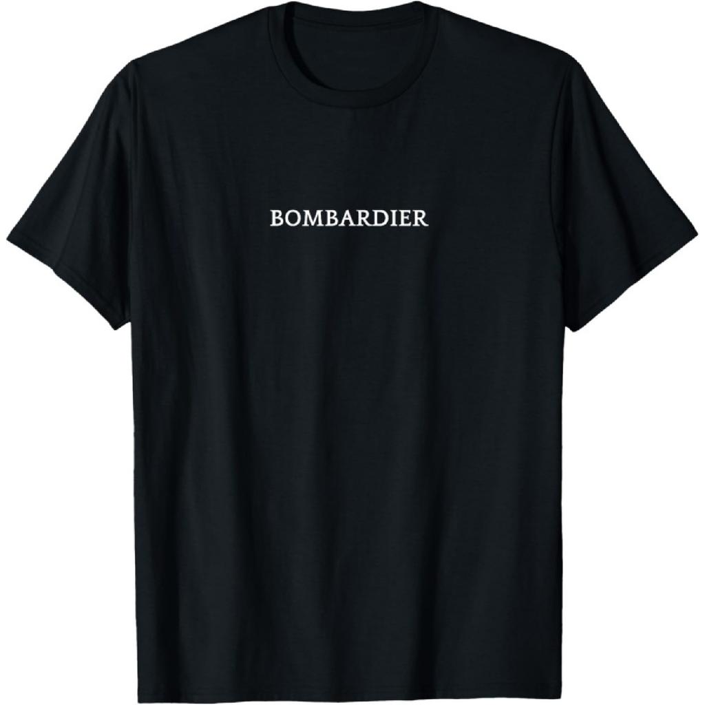 BOMBARDIER Английское слово Одежда Футболка