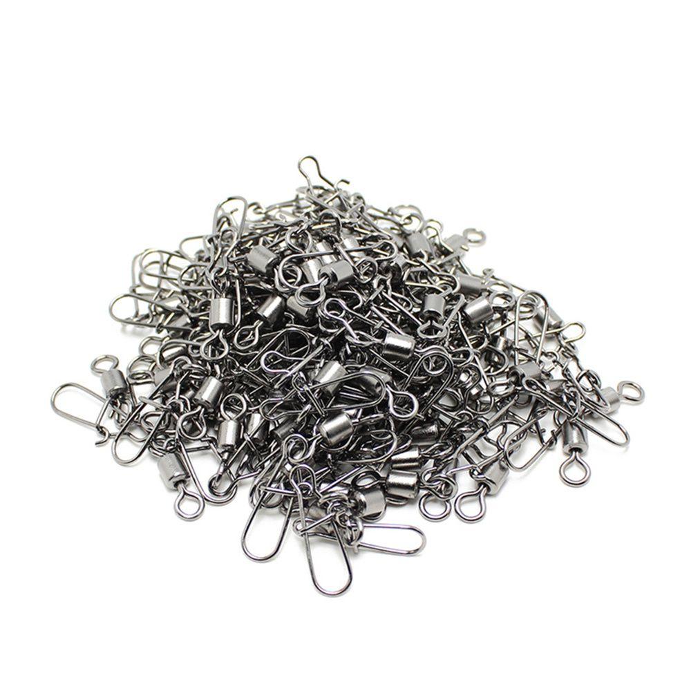Pin Bearing Fishing Connector Swivel Connector Swivels Interlock Pin Snap Fishing Rolling Connector