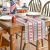1Pcs American Independence Day Bow Flag Design Suitable for July 4th Celebration Table Decorations