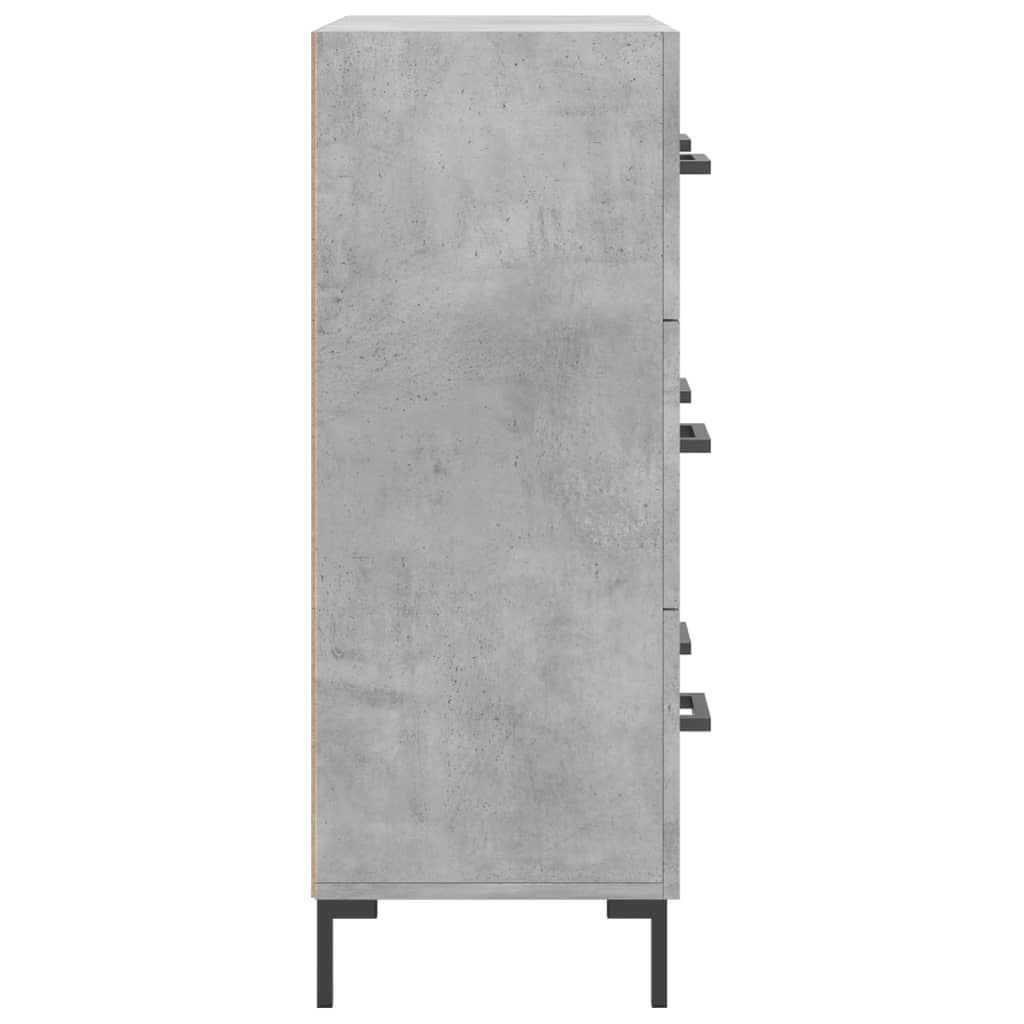 Sideboard Concrete Grey 69.5 x 34 x 90 cm Engineered Wood