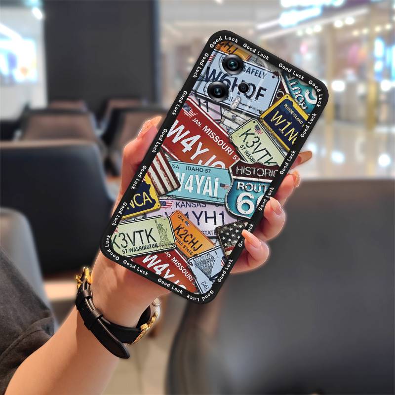 Милый мультяшный чехол для телефона Xiaomi Poco X4 GT TPU грязеотталкивающий модный дизайн противоударный противопылевой чехол-накладка