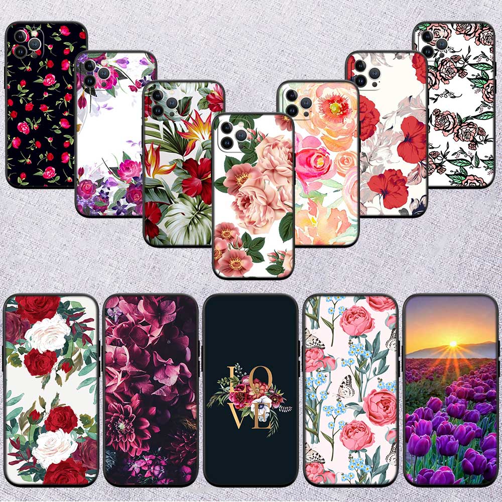 NH24 Цветы роза Розовый чехол для телефона для Samsung Galaxy S20 S21 S22 Ultra FE + Plus A21S A22 A24 A25 A26 A30 A30S A31