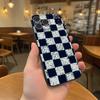 Чехол для телефона Шахматы Для iPhone 17,16,15,14,13,12,11,Pro,XS,Max,XR,Plus,E,SE4,Mini Черный Мягкий Чехол