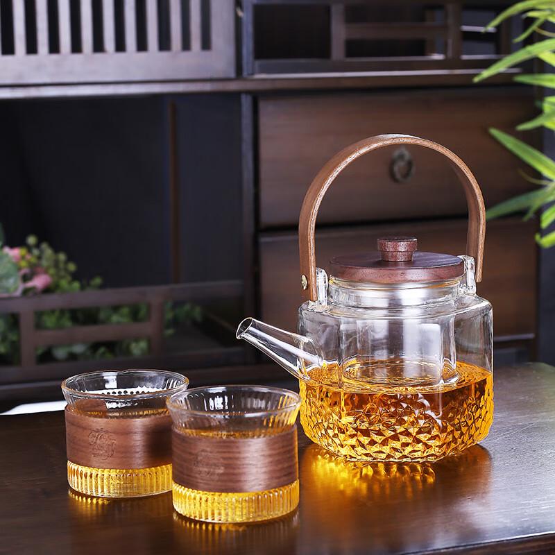 GOWKE Высокотемпературный стеклянный чайник