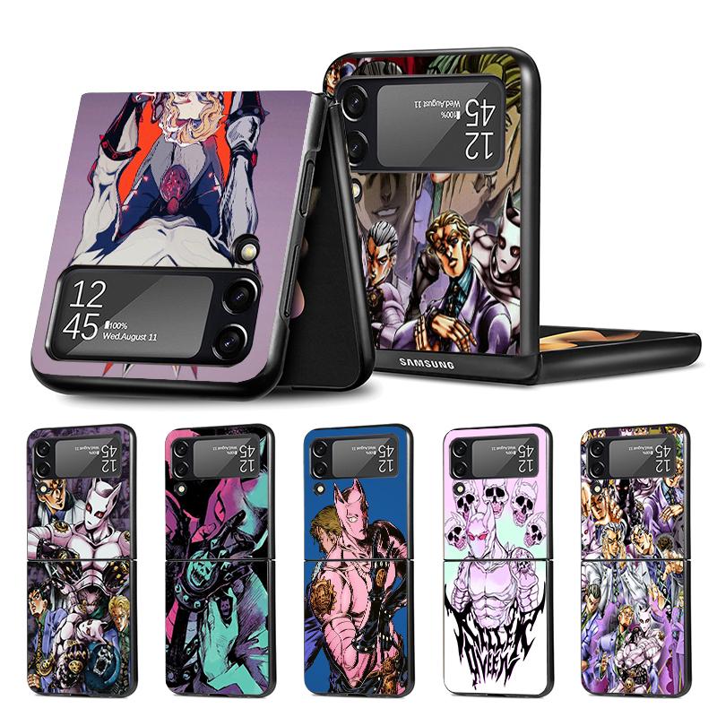 Чехол для телефона Samsung Z Flip 6 5 4 3 5G Galaxy ZFlip7 ZFlip4 ZFlip5 ZFlip6 ZFlip3 с изображением JoJo Killer Queen