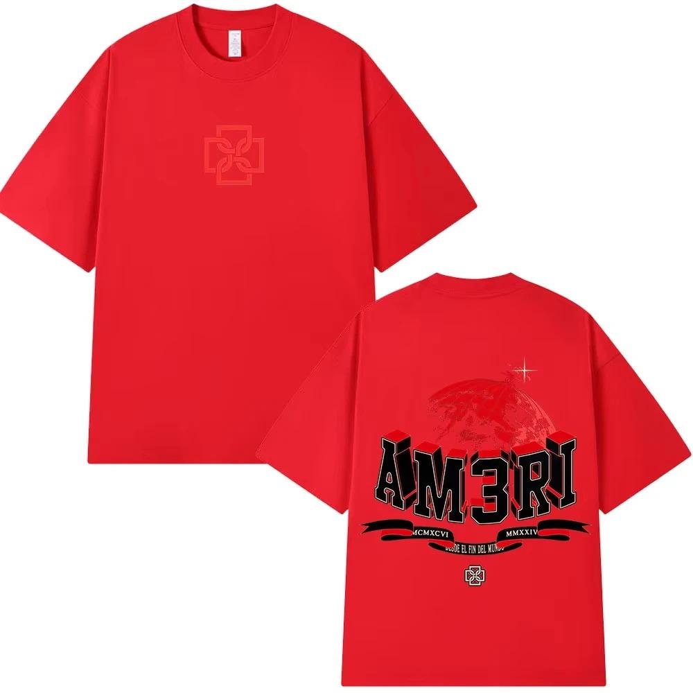 2026 Rapper Duki AM3RI Merch T-shirts Men Women Fashion Hip Hop Vintage T Shirt High Quality Cotton Casual Short Sleeve Male T-shirts