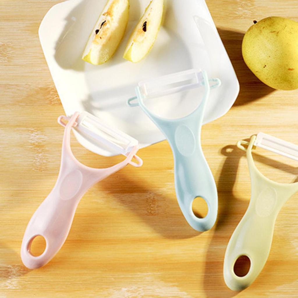 Multifunction Ceramic Fruit Vegetable Peeler Apple Potato Scraper Kitchen Tool