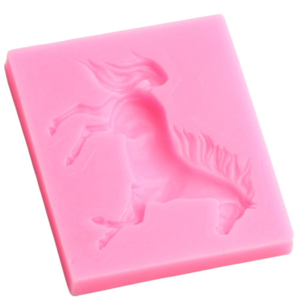 3D Horse Silicone Mould Fondant Moulds Cupcake Topper Cake Decorating Tools Candy Clay Chocolate Gum Paste Moulds