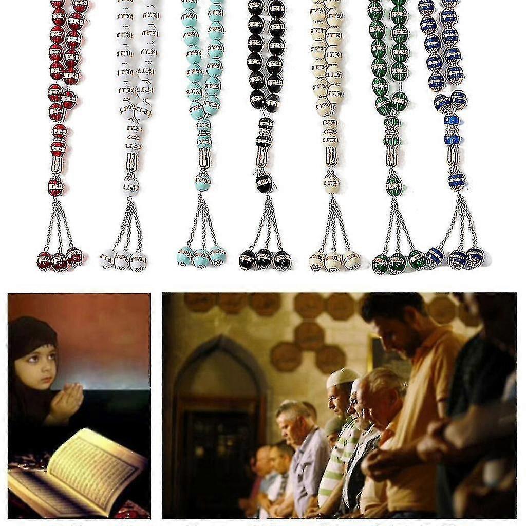 12mm Islamic Prayer Rosary Beads Islam Muslim Prayer Beads Chain As Necklace