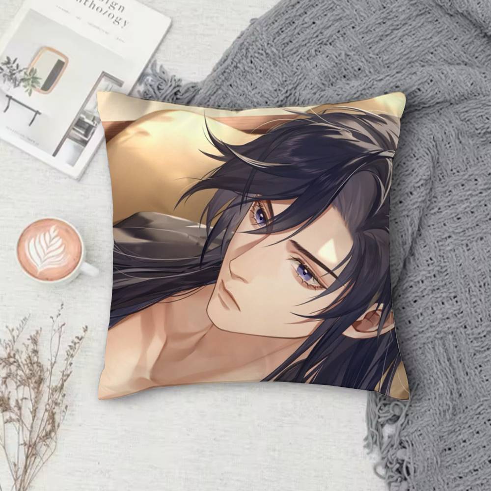 Code Kite Anime Character Doublesided Printed Square Pillow Cover Decorative Cushion Cover for Sofa Bedroom Bedside