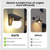 Solar Wall Lights Outdoor Wall Mounted Exterior Lighting Post Light Waterproof Solar Bulb Light House Patio Front Door Fence Dec