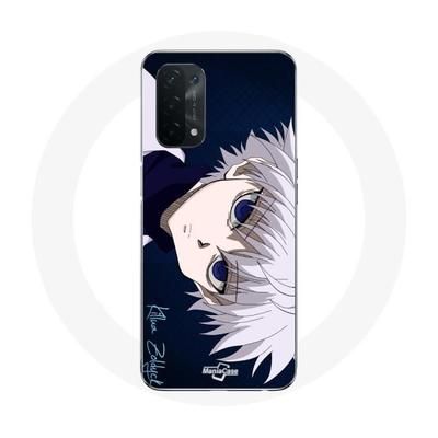 Coque Pour Oppo A74 5G - Anime Manga - Killua Zoldyck - Souple - Blanc - Mixte