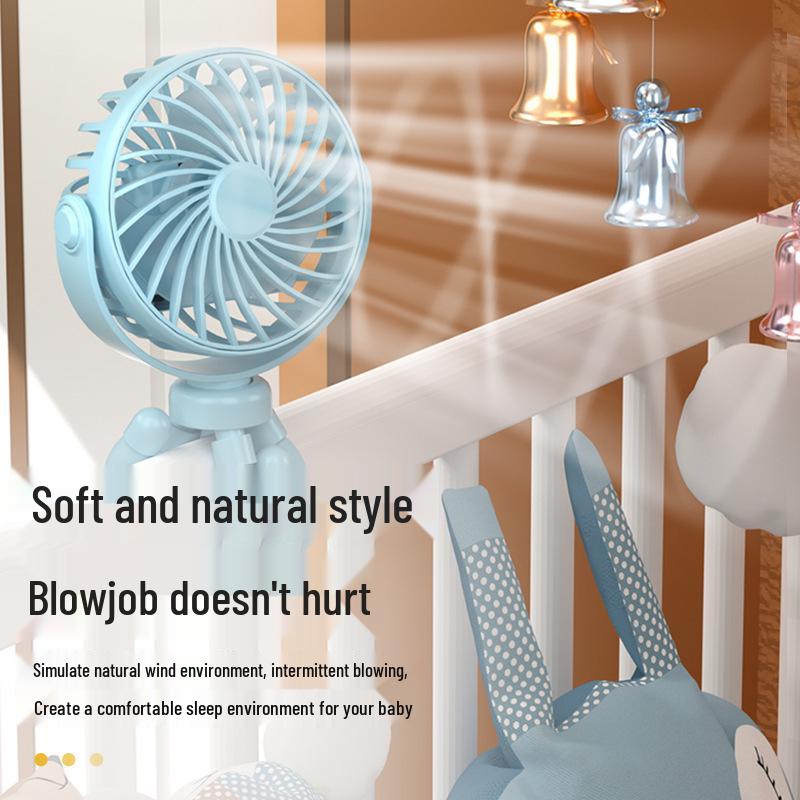 Octopus USB Rechargeable Handheld & Desktop Fan