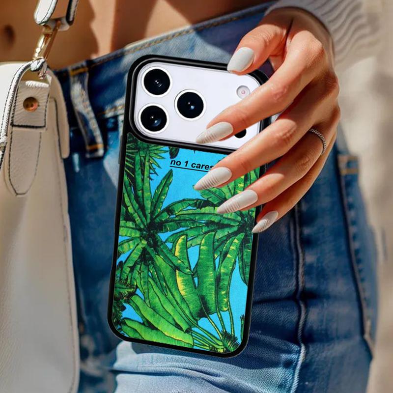 palm trees plants Phone Case For iPhone 17 Air 14 15 13 12 Max Cover For Apple 16e 11 Pro Max Plus Coque
