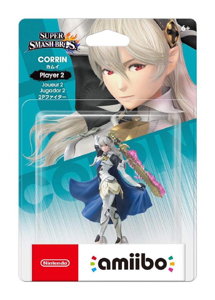 Nintendo amiibo - Corrin [Player 2] (Super Smash Bros. Series) NFC Figure for Nintendo Switch, PVC Collectible, New & Sealed
