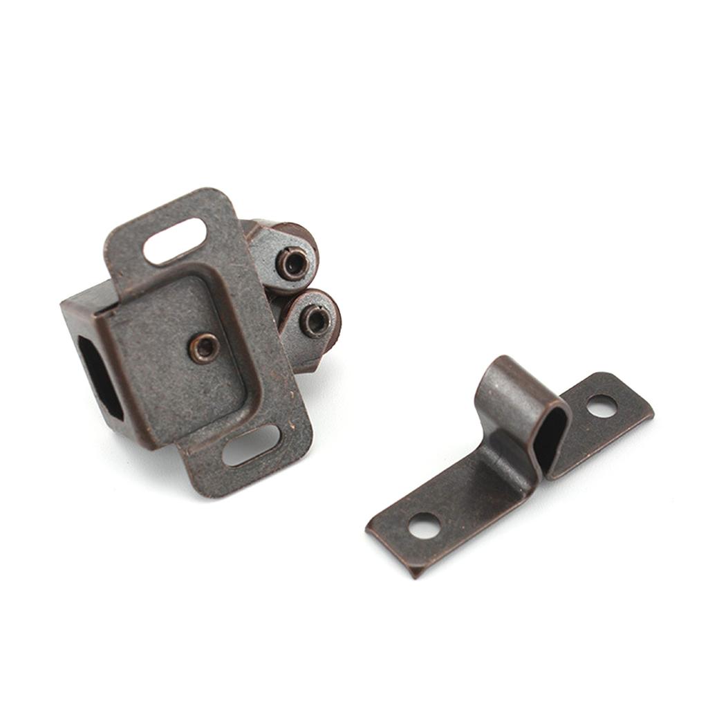 Набор из 10 двойных роликовых защелок для шкафчиков, дверей кладовых, дверей домашней мебели. Двойные роликовые защелки.