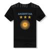 Argentina 3 Star Sun of May Adult TShirt  Argentine Flag World Soccer Champions 2022 Fan Pride Tee Tops Tres Estrella Clothes