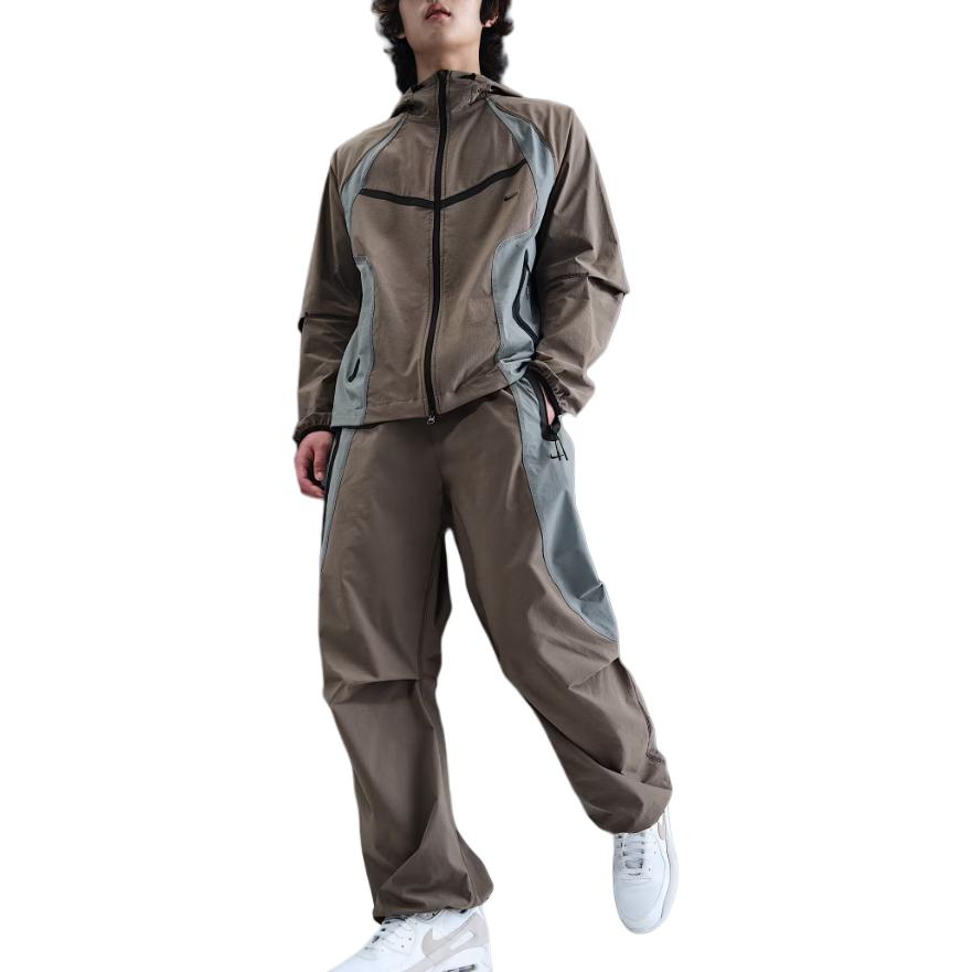 Nike Мужские повседневные брюки свободного кроя в стиле колор-блок IH8467289