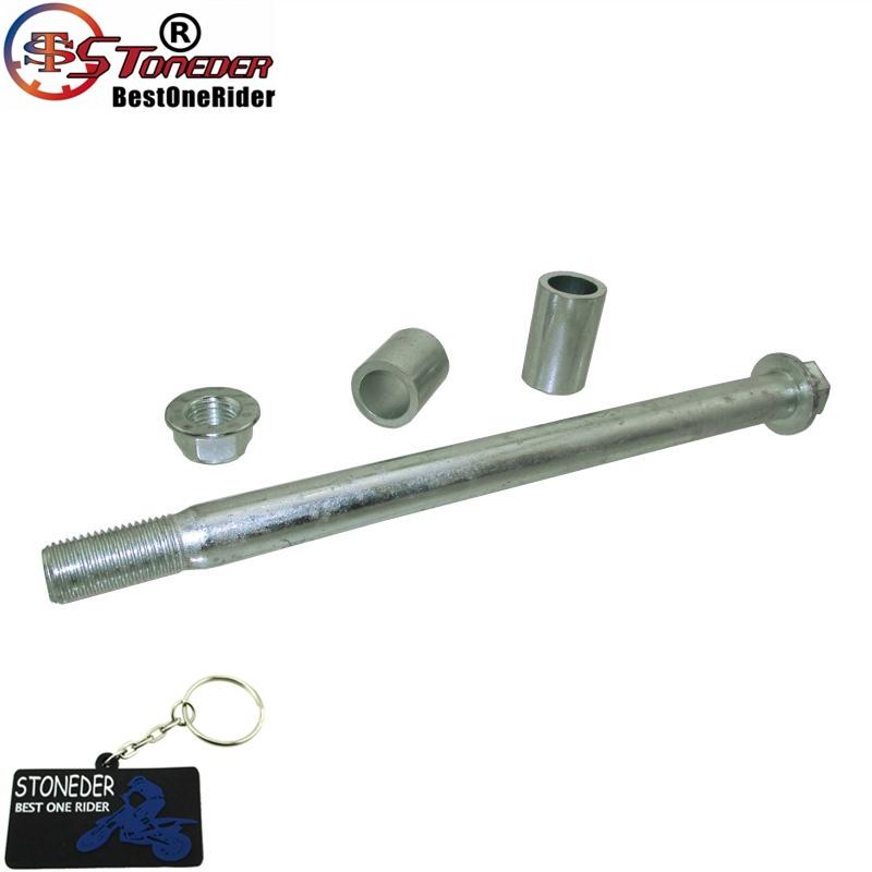 STONEDER 15mm Drilled Front Wheel Axle For Chinese Pit Dirt Bikes Motorcycle