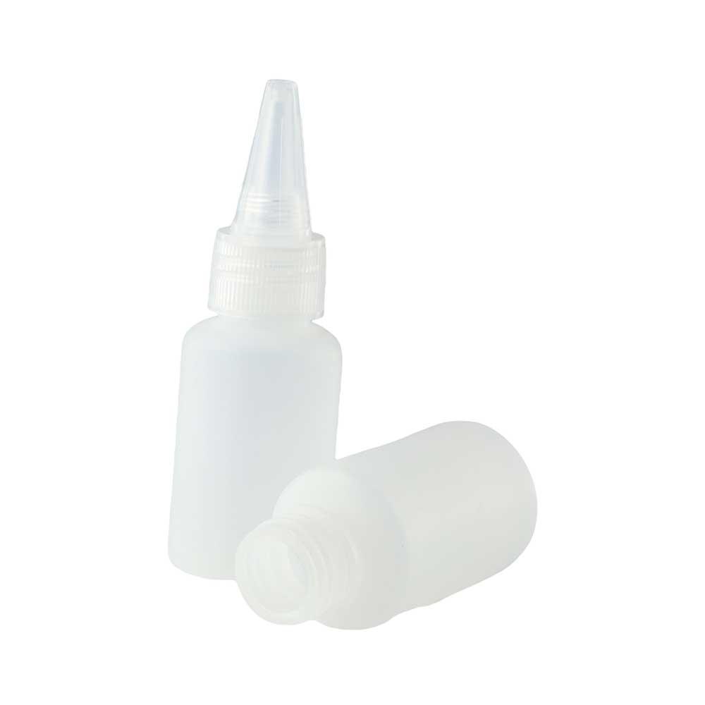 Dispenser with Screw-On Lids Oil Dropper Bottles Glue Bottles Refillable Bottles Pigment Container