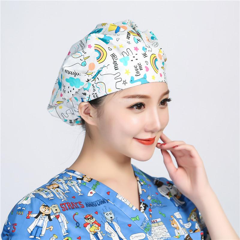 High Quality Surgery caps Nurse Accessories Pet Hospital doctor work Hat Medical Scrub Cap women pharmacy work Hats