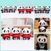 Charming 8-inch Realistic Panda Plush Toy Perfect Children's Day Gift Souvenir