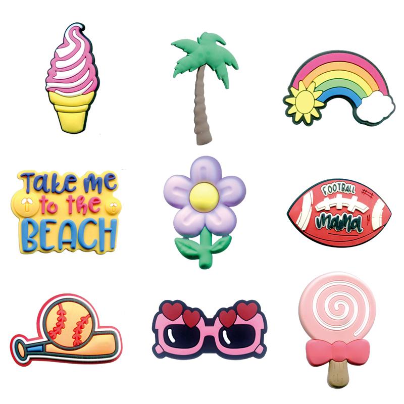 DIY Sunglasses Lollipop For Clothing Bags Slippers Removable Personal Coconut Tree