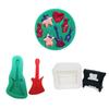 3D Fondant Molds Guitar Notes Piano Silicone Mold DIY Non-stick Baking Gadget