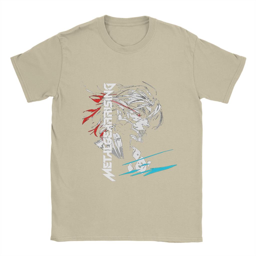 METAL GEAR SOLID RISING INVERTED T Shirt Men's  100% Cotton Funny T-Shirts Round Neck  Tees Short Sleeve Clothing Birthday Gift