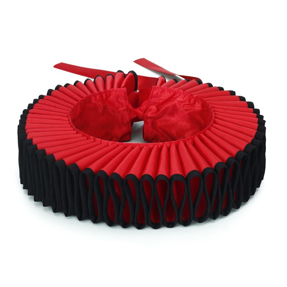 Съемный воротник с оборками Винтажный цирковой клоунский воротник-оборка Ренессанс Ложный воротник Косплей